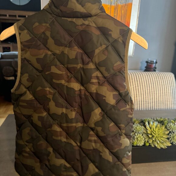 J Crew Camouflage Vest, Size XS - Picture 2 of 3